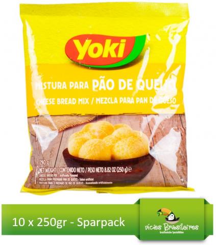 10 x Pao de Queijo Sparpack - Käsebrötchen - Yoki - 250gr