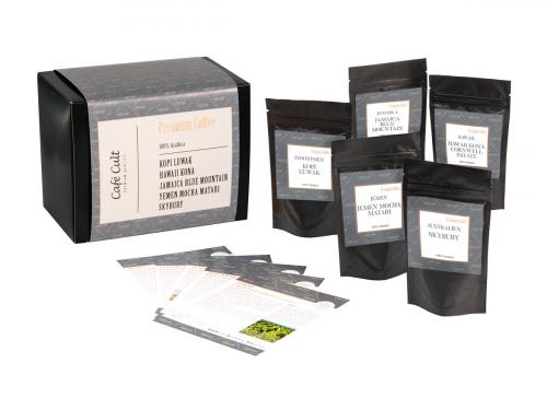 Kaffee Geschenkbox Premium Coffee Set 5 Tüten à 50g