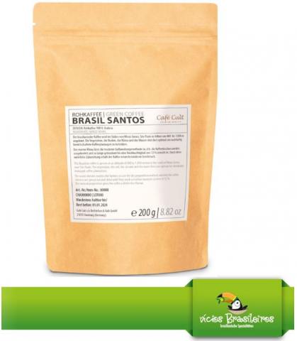 Rohkaffee Santos Brasilien - D&B - 200gr