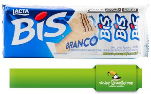 Chocolate BIS Branca von Lacta – Weiße Schokolade um knusprige Kekse