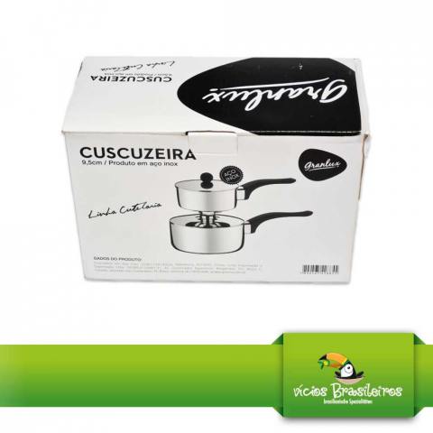 Cuzcuzeira / 9,5cm / Produto em aco inox / Granlux