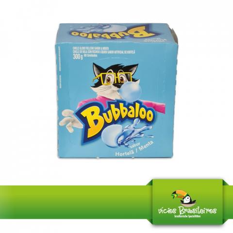 Chiclete Bubbaloo Sabor Menta / Hortela - Kaugummi mit Minzgeschmack - 5gr
