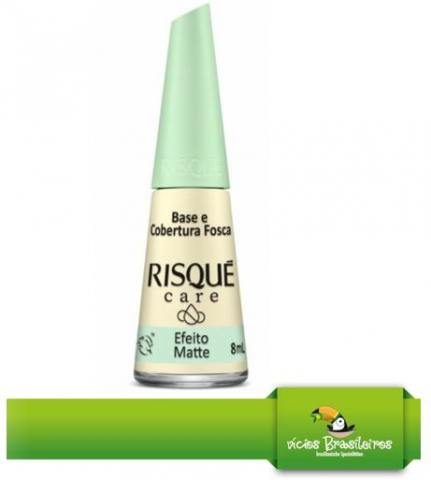 Esmalte Risque - Nagellack - Base e Cobertura Fosca Efeito Mate - 8ml