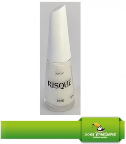 Esmalte Risqué Paris – 8ml Nagellack in zartem Weiß