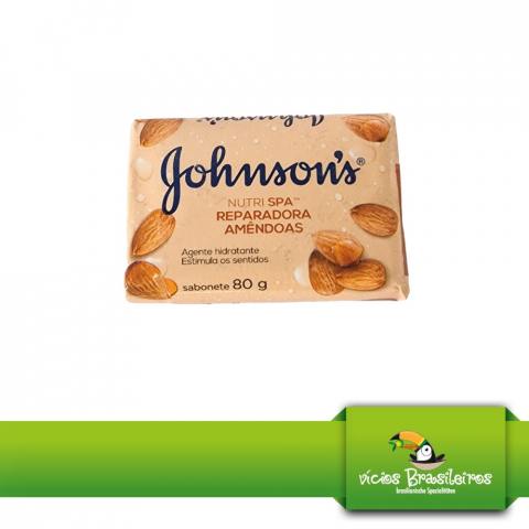 Sabonete Johnson's Nutri SPA Reparadora Amêndoas 80g – Pflegeseife mit Mandelöl aus Brasilien