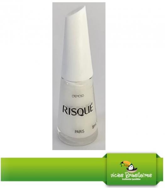 Esmalte Risqué Paris – 8ml Nagellack in zartem Weiß