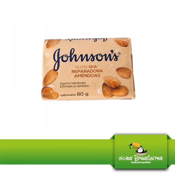 Sabonete Johnson's Nutri SPA Reparadora Amêndoas 80g – Pflegeseife mit Mandelöl aus Brasilien