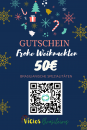 50 Euro Gutschein - für Weihnachten